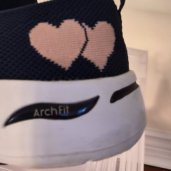 Skechers Women GO Walk Navy Sneakers, Size 7.5 - Picture 5 of 12